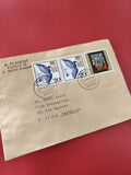 Ancienne enveloppe philatélique timbres oblitérés Allemagne 1997 collection