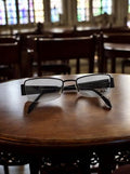 Lunettes Thierry Mugler vintage rectangle noir, monture neuve, deadstock
