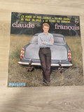 Vintage vinyle 45 tours Claude François Philips pochette couleur rétro
