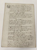 Lettre manuscrite administrative 1814 XIXe papier timbré 75 c France Colombet