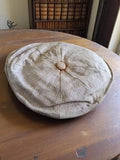 Béret vintage beige Flechet M, casquette plate rétro rare, deadstock ancien