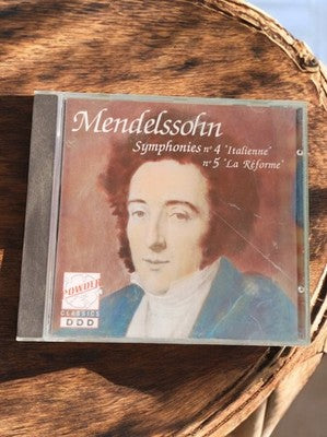 CD Mendelssohn Symphonies 4 & 5 Powder Classics DDD musique classique vintage
