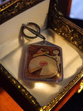 Porte-clés publicitaire vintage BRIE EXTRA métal, fromage rétro ancien