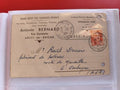Carte postale ancienne oblitérée Antonin Bernard Arles philatélie années 1950