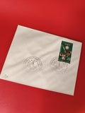 Ancienne lettre vintage avec timbre oblitéré Maroc 1972, philatélie collection