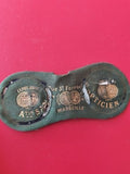 Vintage textile optique ancien Marseille années 1920, accessoire opticien rétro