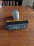 Tampon vintage ancien "Marseille" caoutchouc, bureau administratif