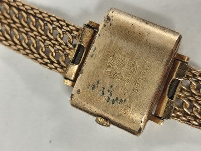 Montre ancienne femme Lip plaqué or vintage non testée collection rétro rare