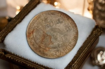 Pièce commémorative 3 Euro Cassis Mois de l’Europe 1997, finition métallisée