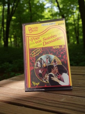 Cassette audio vintage Pour vos Soirées Dansantes Vol.2 Vogue K7 rétro années 80