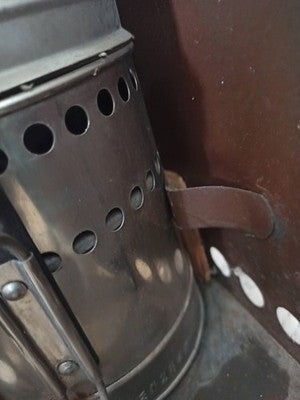 Réchaud catalytique vintage Thermx années 40 vert - Société Lyonnaise
