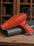 Sèche-cheveux vintage Moulinex orange années 70 rétro ancien, fonctionne