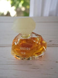 Miniature parfum vintage verre soufflé 41301 WB flacon facetté déco rétro