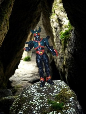 Figurine Bandai Kamen Rider Agito Exceed Gills vintage 2001 noir rouge