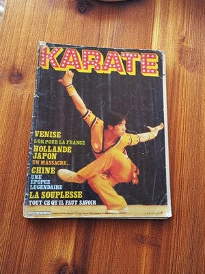 Magazine KARATE vintage ancien arts martiaux couverture couleur N°74