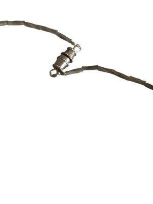 Collier pendentif cheval perles roses vintage bijou fantaisie occasion