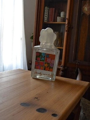 Miniature parfum vintage Andy Warhol flacon ancien fleurs pop art