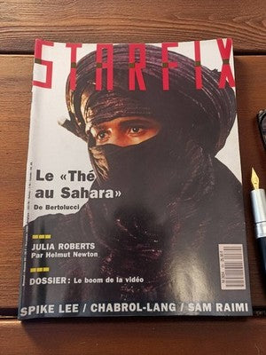 Magazine cinéma STARFIX vintage Le Thé au Sahara Bertolucci rétro 1990