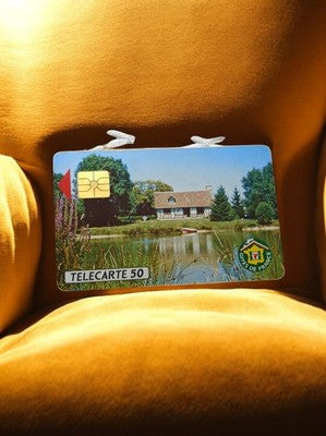 Carte téléphonique vintage Gîtes de France 50 unités rétro années 90