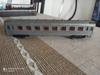 Voiture voyageurs Jouef SNCF grise HO, modèle classique train miniature