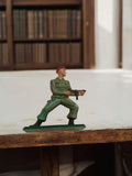 Figurine soldat ancien Starlux vintage, statuette militaire rétro d'occasion