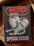 Magazine Moto Journal vintage hors série années 80 spécial essais rétro