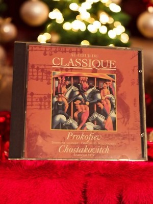 CD classique Prokofiev Chostakovitch Au cœur du Classique jaquette rouge