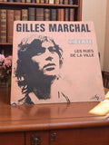 Vinyle 45 tours Gilles Marchal Liberté rétro AZ pochette illustrée