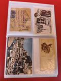 Lot de photos anciennes vintage, cartes postales et courrier, collection rétro