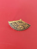 Broche ancienne émaillée vintage rétro, bijou de collection, accessoire ancien