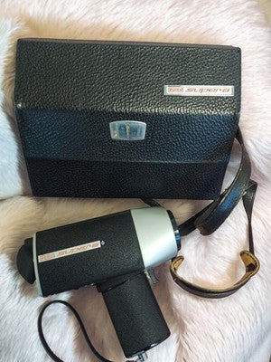 Caméra vintage Eumig Super 8 avec étui rétro Autriche ancien