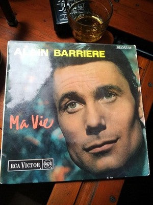 45 tours Alain Barrière Ma Vie RCA Victor vintage disque vinyle chanson français
