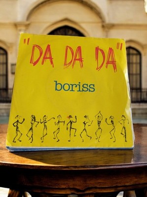 Disque vinyle 45T Boriss "Da Da Da" pochette jaune vintage années 80