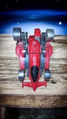 Voiture jouet Transformers G1 vintage rouge métal, Autobot, années 80