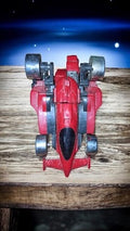 Voiture jouet Transformers G1 vintage rouge métal, Autobot, années 80