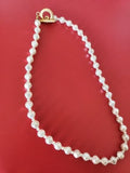 Collier perles vintage ancien rétro bijou authentique collection accessoire rare