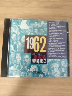 CD musique chansons françaises 1962 – Hits, artistes, variété, album audio d'occ