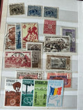 Lot anciens timbres vintage Afrique colonies françaises animaux paysages à trier