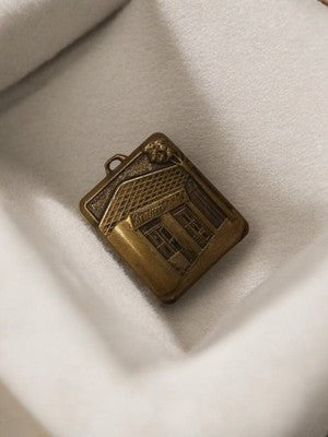 Alte Medaille Brauerei Deko Bistro Kneipe Vintage Retro rechteckig