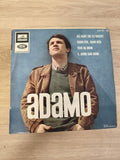 Vintage 45T Adamo Mes Mains Sur Tes Hanches EMI pochette photo rétro années 60