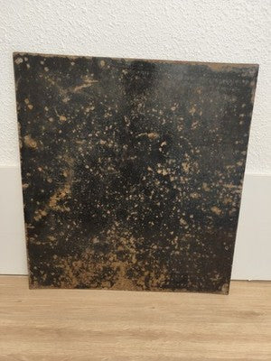 Ancienne grande plaque émaillée Primagaz, pub gaz décor bouteille