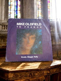 Vinyle 45 tours Mike Oldfield To France vintage, pochette Maggie Reilly
