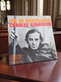 Vinyle 45 tours Charles Aznavour On se réveillera vintage pochette photo
