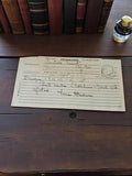 Télégramme ancien France papier vélin 1918 cachet postal vintage document