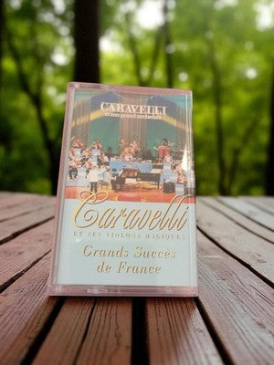 Cassette audio Caravelli Grands Succès de France vintage rétro années 80 K7