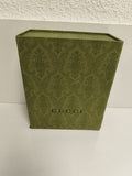 Boîte Gucci verte à motif baroque, coffret rangement logo GUCCI