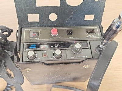 SAGE MINI Com TS-605 Pilot Radio Vintage Microphone Old Walkie Talkie