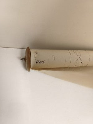 Rouleau de musique ancien piano mécanique Allegro Maestoso vintage papier