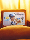 Télécarte 120 Call Home vintage carte téléphonique puce chip phonecard
