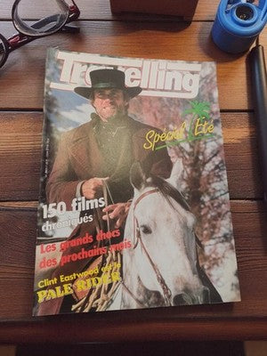Magazine cinéma Travelling Clint Eastwood Pale Rider vintage ancien